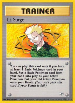 Lt. Surge - 101/132 - Rare - Unlimited Edition