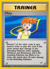 Misty - 102/132 - Rare - Unlimited Edition