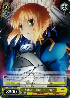 Saber - End of Reign - FZ/S17-E009 - R