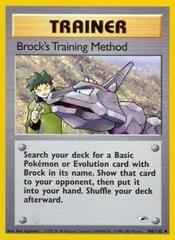 Brock's Training Method - 106/132 - Uncommon - Unlimited Edition