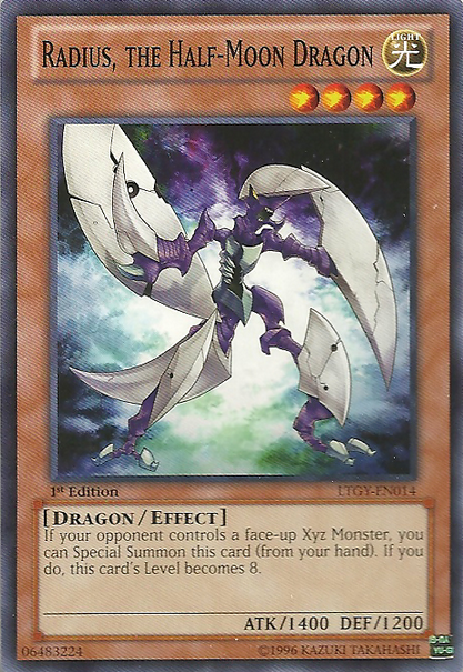 Radius, the Half-Moon Dragon - LTGY-EN014 - Common - Unlimited Edition