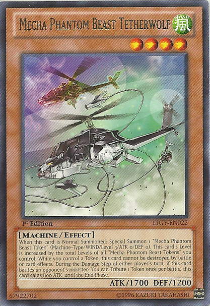 Mecha Phantom Beast Tetherwolf - LTGY-EN022 - Rare - Unlimited Edition