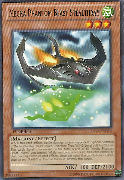 Mecha Phantom Beast Stealthray - LTGY-EN024 - Common - Unlimited Edition
