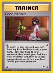 Good Manners - 111/132 - Uncommon - Unlimited Edition