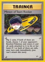 Minion of Team Rocket - 113/132 - Uncommon - Unlimited Edition