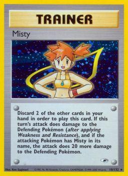 Misty - 18/132 - Holo Rare - Unlimited Edition