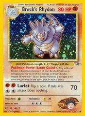 Brock's Rhydon - 2/132 - Holo Rare - Unlimited Edition