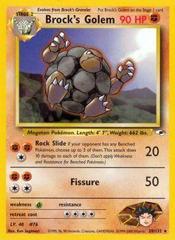 Brock's Golem - 20/132 - Rare - Unlimited Edition