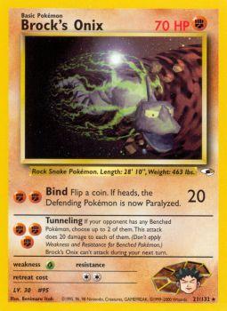 Brocks Onix - 21/132 - Rare - Unlimited Edition