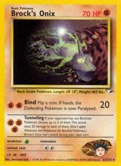 Brock's Onix - 21/132 - Rare - Unlimited Edition