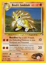 Brock's Sandslash - 23/132 - Rare - Unlimited Edition