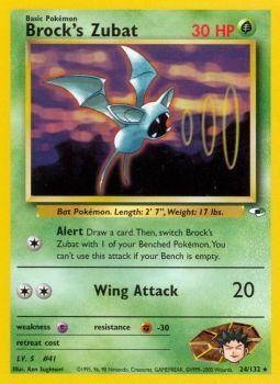 Brocks Zubat - 24/132 - Rare - Unlimited Edition