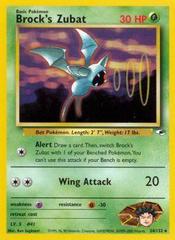 Brock's Zubat - 24/132 - Rare - Unlimited Edition