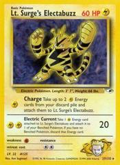 Lt. Surges Electabuzz - 27/132 - Rare - Unlimited Edition