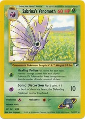 Sabrinas Venomoth - 34/132 - Rare - Unlimited Edition