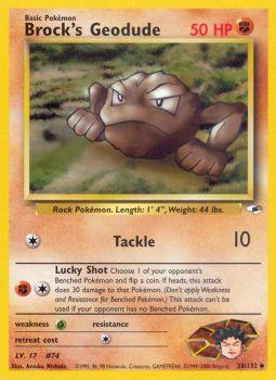 Brocks Geodude - 38/132 - Uncommon - Unlimited Edition