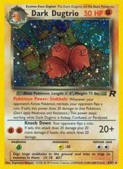 Dark Dugtrio - 6/82 - Holo Rare - Unlimited Edition