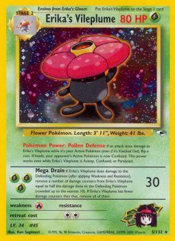 Erikas Vileplume - 5/132 - Holo Rare - Unlimited Edition