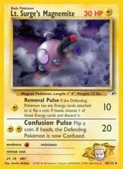 Lt. Surge's Magnemite - 50/132 - Uncommon - Unlimited Edition