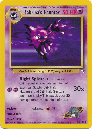 Sabrinas Haunter - 58/132 - Uncommon - Unlimited Edition