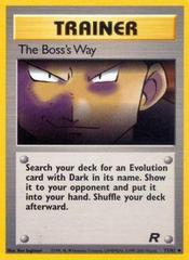 The Boss's Way - 73/82 - Uncommon - Unlimited Edition