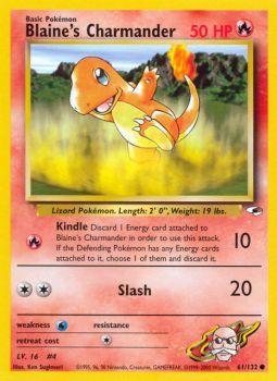 Blaines Charmander - 61/132 - Common - Unlimited Edition