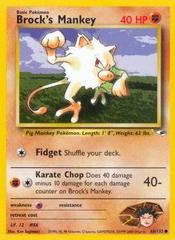 Brock's Mankey - 68/132 - Common - Unlimited Edition