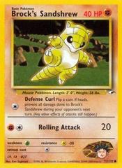 Brock's Sandshrew - 71/132 - Common - Unlimited Edition