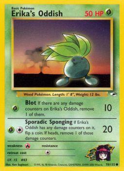 Erikas Oddish - 78/132 - Common - Unlimited Edition