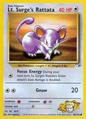 Lt. Surge's Rattata - 82/132 - Common - Unlimited Edition