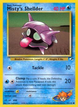 Mistys Shellder - 89/132 - Common - Unlimited Edition