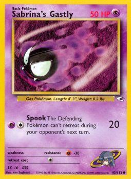 Sabrinas Gastly - 93/132 - Common - Unlimited Edition