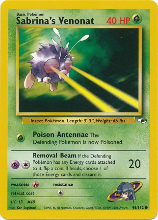 Sabrinas Venonat - 96/132 - Common - Unlimited Edition