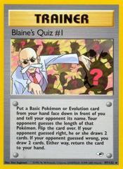 Blaine's Quiz #1 - 97/132 - Rare - Unlimited Edition