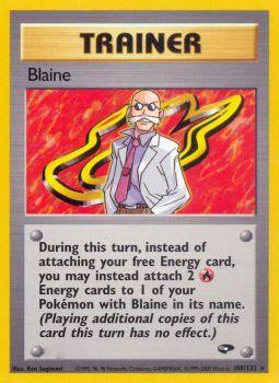 Blaine - 100/132 - Rare - Unlimited Edition