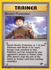 Brock's Protection - 101/132 - Rare - Unlimited Edition