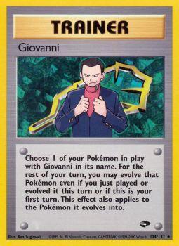 Giovanni - 104/132 - Rare - Unlimited Edition