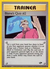 Blaine's Quiz #2 - 111/132 - Uncommon - Unlimited Edition