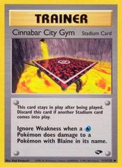 Cinnabar City Gym - 113/132 - Uncommon - Unlimited Edition