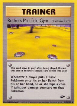 Rockets Minefield Gym - 119/132 - Uncommon - Unlimited Edition