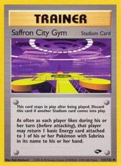 Saffron City Gym - 122/132 - Uncommon - Unlimited Edition