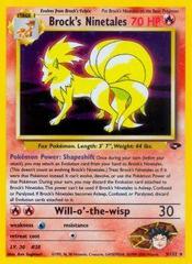 Brock's Ninetales - 3/132 - Holo Rare - Unlimited Edition