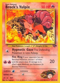 Brocks Vulpix - 37/132 - Uncommon - Unlimited Edition