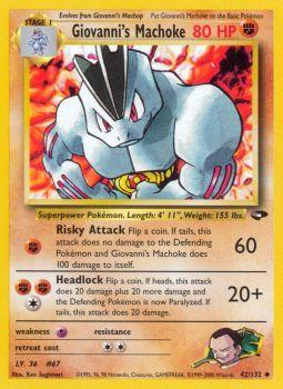 Giovannis Machoke - 42/132 - Uncommon - Unlimited Edition