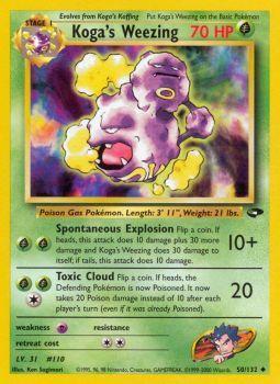 Kogas Weezing - 50/132 - Uncommon - Unlimited Edition