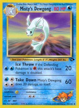 Mistys Dewgong - 54/132 - Uncommon - Unlimited Edition