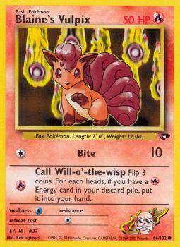 Blaines Vulpix - 66/132 - Common - Unlimited Edition