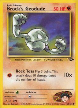 Brocks Geodude - 68/132 - Common - Unlimited Edition