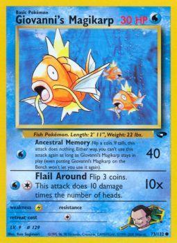 Giovannis Magikarp - 73/132 - Common - Unlimited Edition