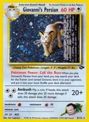 Giovanni's Persian - 8/132 - Holo Rare - Unlimited Edition